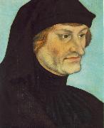 CRANACH, Lucas the Elder Portrait of Johannes Geiler von Kaysersberg fg France oil painting reproduction
